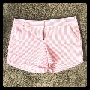 J Crew seersucker shorts
